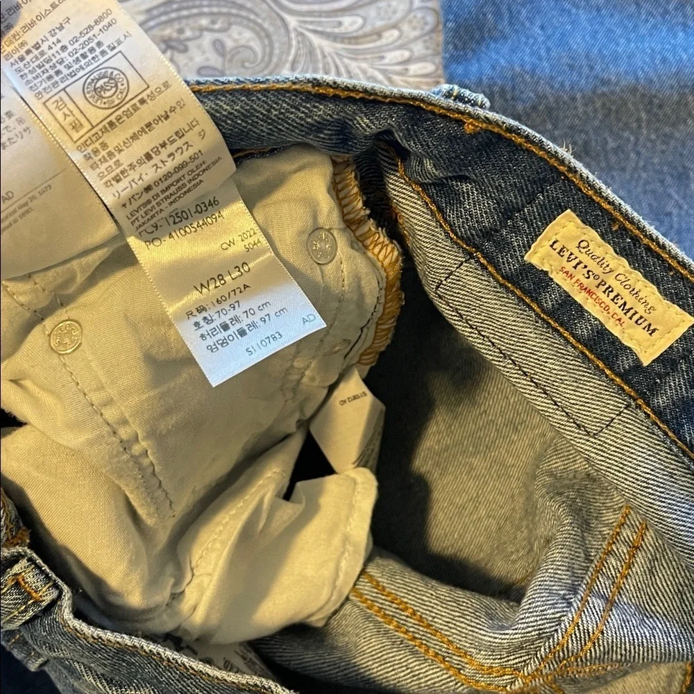 Levi's Classic Blue Denim Jeans